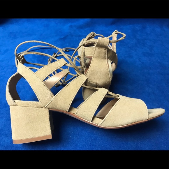 Steve Madden suede lace up sandals - Picture 4 of 6